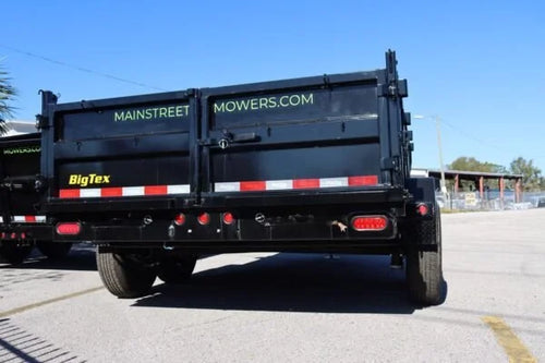 12 Foot Big Tex Pro Series Tandem Axle ate Black Dump Trailer (10SR-12XLBK6SIR)